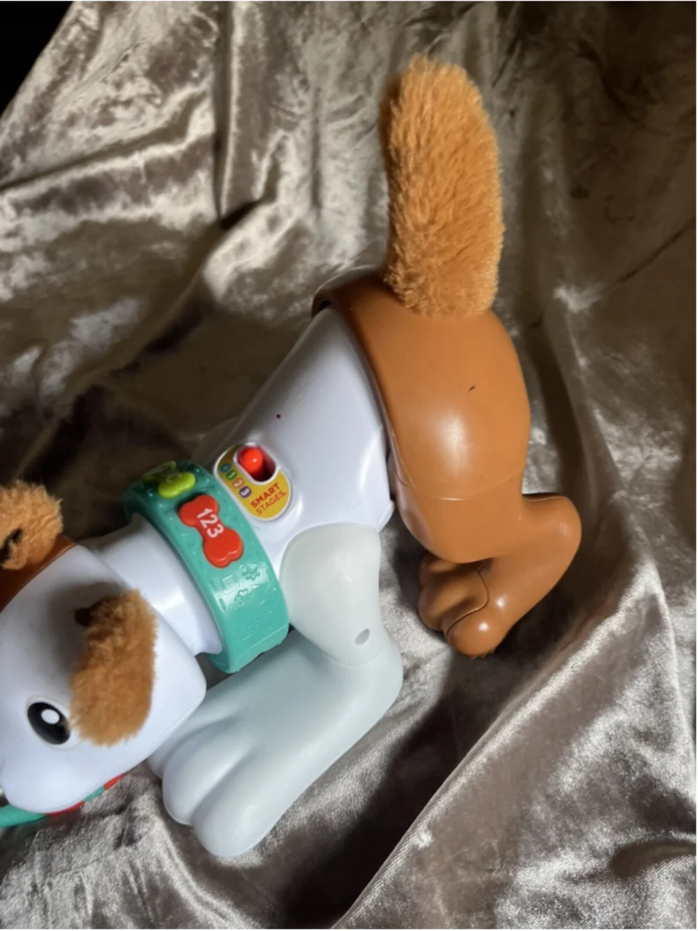 Fisher-Price Smart Stages123 Crawl With Me Puppy Musical Infant Toddler Toy